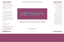 Load image into Gallery viewer, Detoxify - Face Mask
